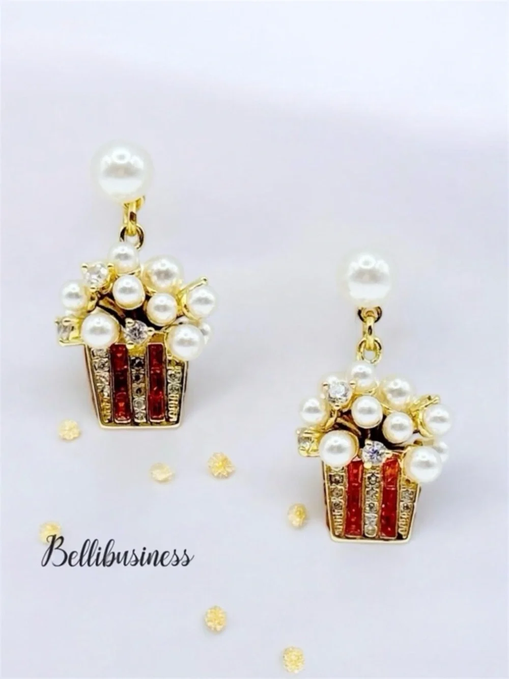 Kate Spade Carnival Popcorn Earrings. - Picture 4 of 8